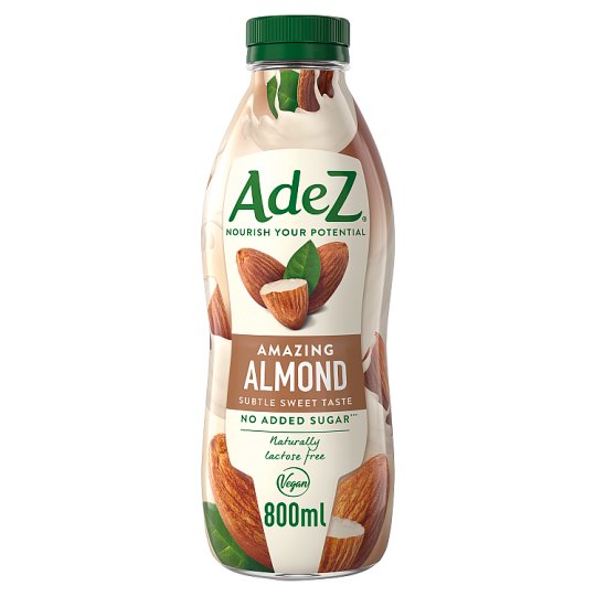 AdeZ ízesített mandulaital édesítőszerrel, kalciummal és vitaminokkal 800 ml
