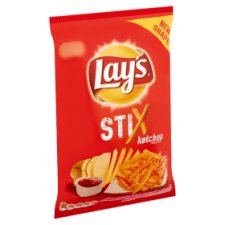 Lay's Stix burgonyachips ketchup jellegű ízesítéssel 70 g
