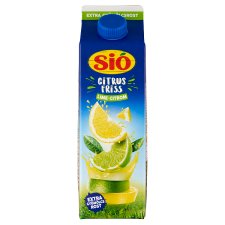 Sió Citrus Friss Lime-Lemon Drink with Fruit Pulp 1 l