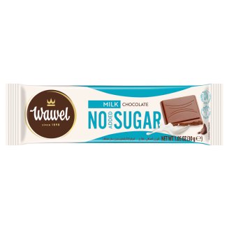 Wawel tejcsokoládé hozzáadott cukor nélkül, édesítőszerrel 30 g
