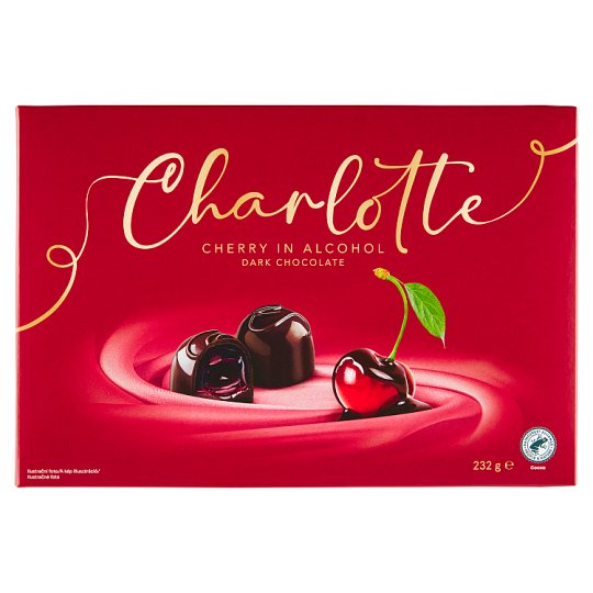 Charlotte Dark Chocolate with Cherry in Alcohol 232 g Tesco Online, Tesco From Home, Tesco