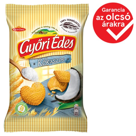 Győri Édes Coconut, Honey, Crumbly Biscuits 150 g Tesco Online, Tesco