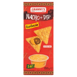 Granny's barbecue chips & cheddar sajtszósz 150 g