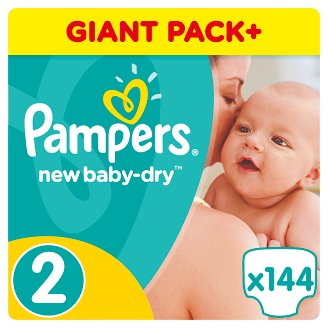 Pampers New Baby-Dry Pelenka 3-as Méret (Mini), 144 Darabos Kiszerelés