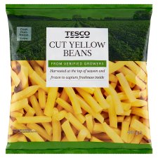 Tesco Quick-Frozen Cut Yellow Beans 450 g