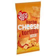 Poco Loco Tortilla sajtos ízesítésű kukoricachips 200 g