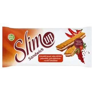 Abonett SlimUp Sandwich extrudált szelet sajtkrémes-mexikói töltelékkel 26 g