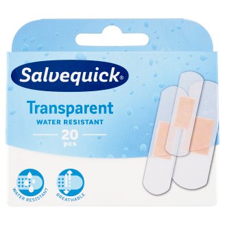 Salvequick átlátszó és flexibilis ragtapasz 20 db