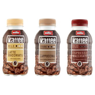 Müller Kaffee Cappuccino zsírszegény tejital arabica-robusta kávéval 250 ml