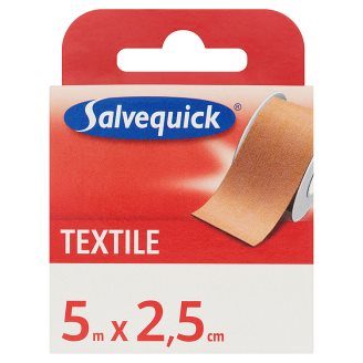 Salvequick Textile ragtapasz 5 m x 2,5 cm