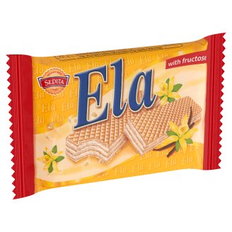 Ela vanília ízű krémmel töltött ostya fruktózzal 40 g