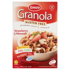 Emco Granola Gluten-Free Muesli with Strawberries and Almonds 340 g