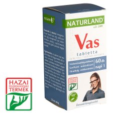 Naturland Vitalstar vas étrend-kiegészítő tabletta 60 db 51,36 g