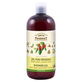 Green Pharmacy shea vaj és zöldkávé kivonatú tusfürdő 500 ml