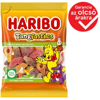 Haribo Tangfastics gyümölcs- és kólaízű savanyú vegyes gumicukorka 100 g