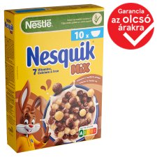 Nestlé Nesquik Mix kakaós és vaníliaízű, ropogós gabonapehely vitaminokkal, ásványi anyagokkal 325 g