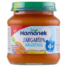 Hamánek sárgarépa burgonyával bébiétel 4 hónapos kor végétől 125 g