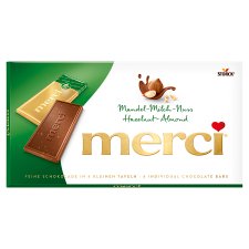 Merci Chocolate Bar with Hazelnut and Almond 100 g