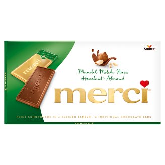 Merci táblás mogyorós-mandulás csokoládé 100 g