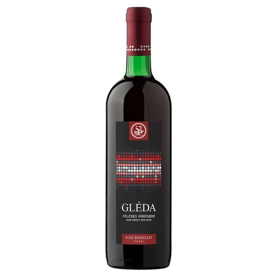 Gléda Dunántúli Kékfrankos-Zweigelt Semi-Sweet Red Wine 10,5% 750 ml