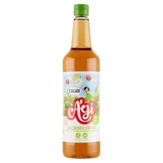 Ági Bodza-Lime Ági bodzavirág-lime ízű gyümölcsszörp cukorral és édesítőszerrel 1 l