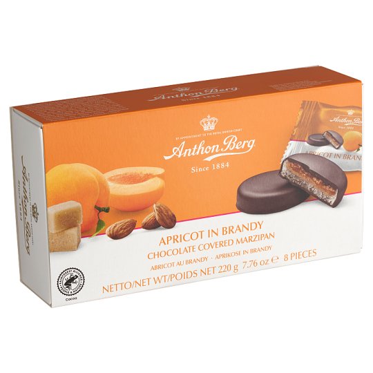 Anthon Berg Chocolate with Marzipan and Filling with Apricot in Brandy