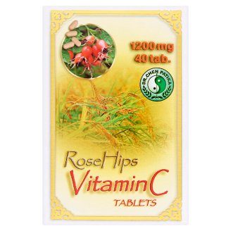 Dr. Chen Patika natúr C-vitamin étrend-kiegészítő tabletta csipkebogyóval 40 db 48 g
