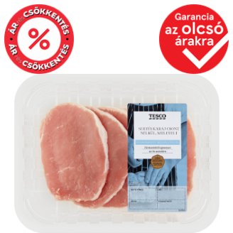 Tesco szeletelt sertés karaj csont nélkül 360 g