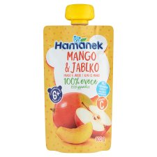 Hamánek alma és mangó gyümölcspüré 6 hónapos kortól 100 g