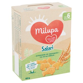 Milupa Szafari keksz 6 hónapos kortól 180 g