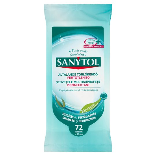 Sanytol Disinfectant General Wipes 72 pcs