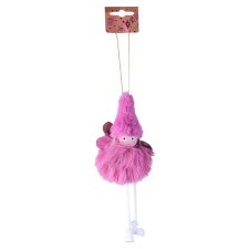 Furry Angel with Hanging Legs Mix Hanging Decoration