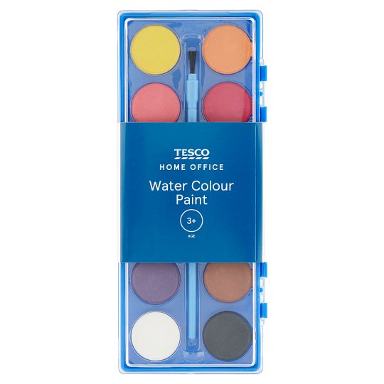 Tesco Home Office Water Colour Paint - Tesco Online, Tesco From Home, Tesco  Doboz Webshop