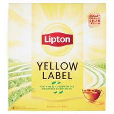 Lipton Yellow Label Flavored Black Tea 100 Tea Bags 200 g