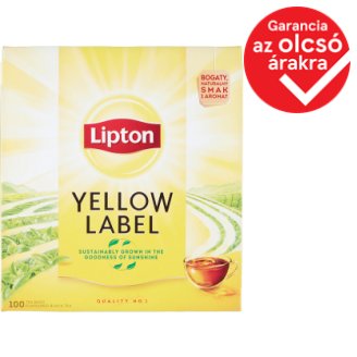 Lipton Yellow Label ízesített fekete tea 100 filter