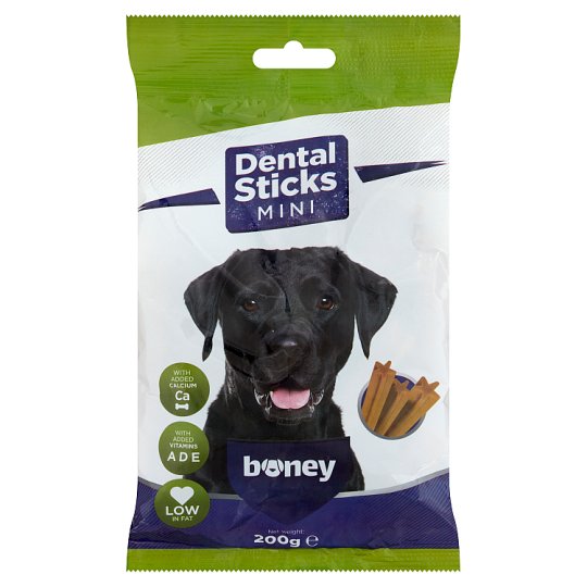 Boney Dental Sticks Mini Complementary Feed for Adult Dogs 200 g
