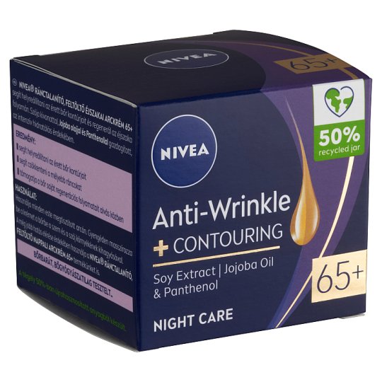 NIVEA Anti Wrinkle 65+ Replenishing Night Cream 50 ml - Tesco Online ...