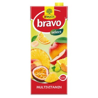 Rauch Bravo vegyes gyümölcsital cukorral és édesítőszerekkel, 9 vitaminnal 1,5 l