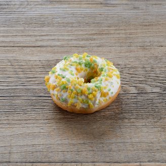 Mini fehér pattogócukros fánk 20 g
