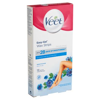 Veet hideggyanta szalagok érzékeny bőrre mandula olajjal és E-vitaminnal 12 db