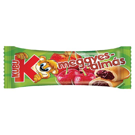 Kubu piskóta meggyes-almás töltelékkel 21 g