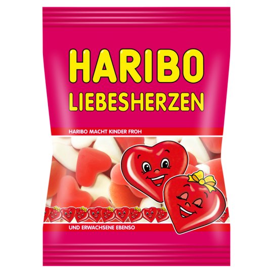 Haribo Liebesherzen gyümölcsízű gumicukorka 100 g