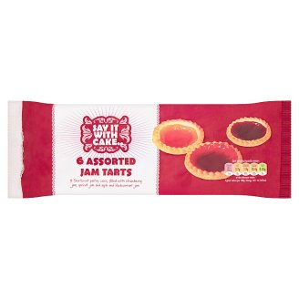Say it with Cake.. eper-kajszibarack-feketeribizliízű dzsemmel töltött péksütemények 6 db 180 g