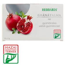 Herbária gránátalma ízű gyümölcstea 20 filter 40 g