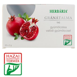 Herbária gránátalma ízű gyümölcstea 20 filter 40 g