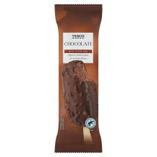 Tesco Chocolate Ice Cream with Chocolate Chips, Milk Chocolate Coating 120 ml