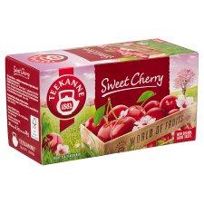 Teekanne World of Fruits Sweet Cherry Fruit Tea Blend 20 Tea Bags 50 g