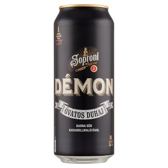 Soproni Óvatos Duhaj Démon Quality Dark Beer 5,2% 0,5 l Can