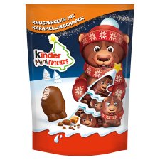 Kinder Mini Friends Caramel minőségi tejcsokoládé figurák tejes krémmel 122 g