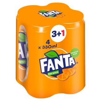 Fanta Narancs szénsavas üdítőital 4 x 330 ml